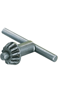 Key for gear rim drill chuck